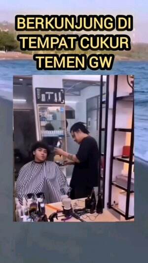 BERKUNJUNG DI TEMPAT CUKUR TEMEN GW  #videolucu  #lucu #kocak #ngakak #videolucu #videokocak #videongakak #lucuabis #kocakabis #ngakakabis #