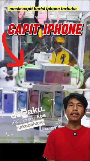 mesin capit iphone terbuka #mesin #capit #iphone