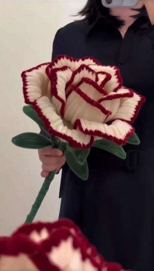 DIY pipe rose #handmade #diy #gift #diyflowers #diycrafts #flowercraft #flower #fyp #foryou