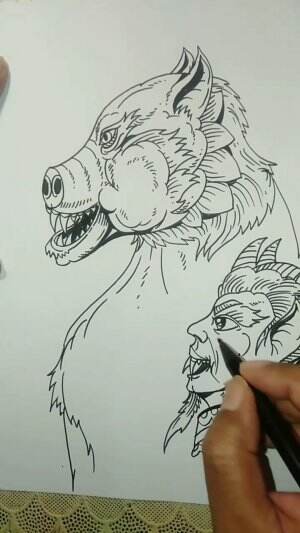 Yuk Belajar Menggambar Monster Babi Yuk Guys 😁