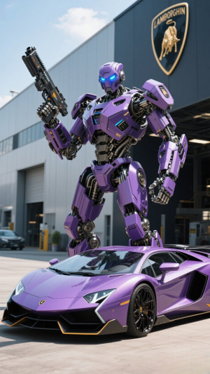 ? Robot Transformer Jadi Lamborghini Ungu? Auto Mewah dan Gagah! ???
#Lamborghini #Transformer #MobilMewah #RobotCanggih #Viral2025 #RCTIPlu