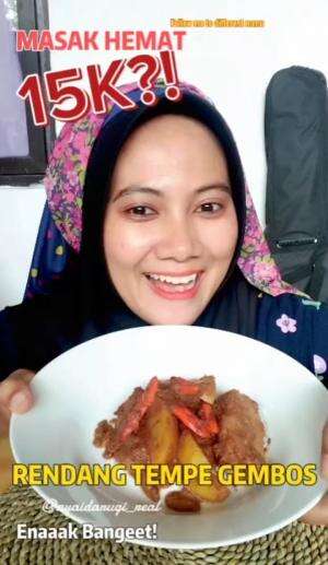 Menu Masak Hemat Budget 15K Auto kenyang sekeluarga👍
 #resepmasakan #menusimple 