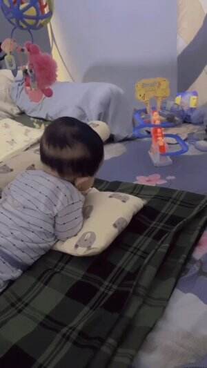 tummy time baby kana #fyp 