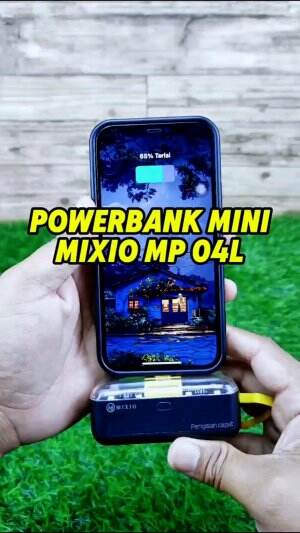 Powerbank mini MIXIO MP 04L, cocok untuk traveling karena ukurannya Compact dan sudah fast charging.

#mixiomp04l #powerbankmixio #powerbank