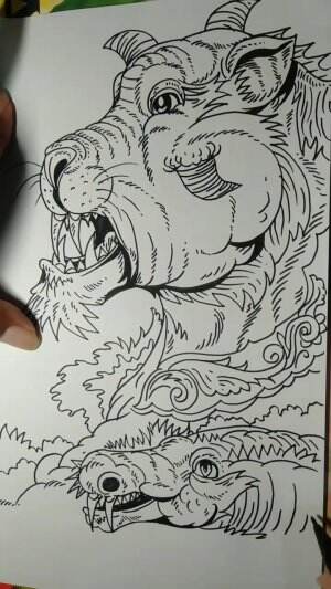 Yuk Belajar Menggambar Monster Harimau Di Rawa Buaya Guys 