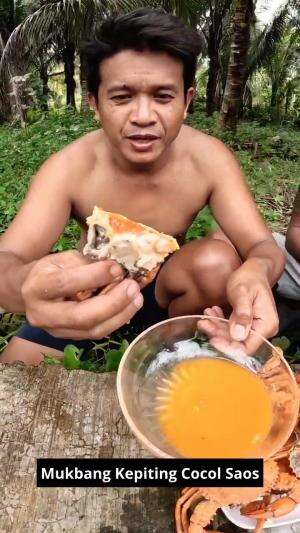 Mukbang Kepiting Cocol Saos #Mukbang #kepiting #satelilittempewithsaospetis #kuliner #RCTIPlus 