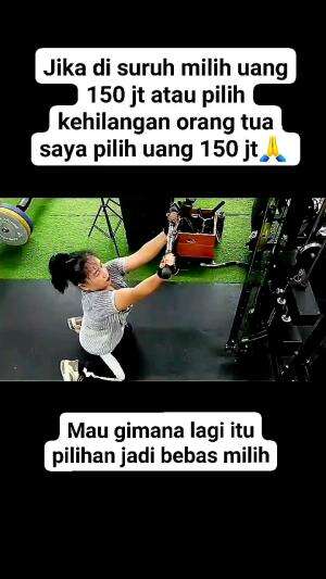 karena uang 150 jt itu banyak, jika kalian gimana?
.
.
.
 #pilihansulit #fyp #trend #gym #gymlife #viral 