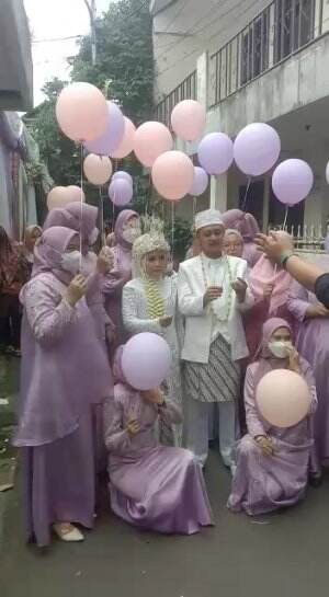 #Pernikahan antara Ramdani Hakim dan Dewi Anjani  , 5 Maret 2022   