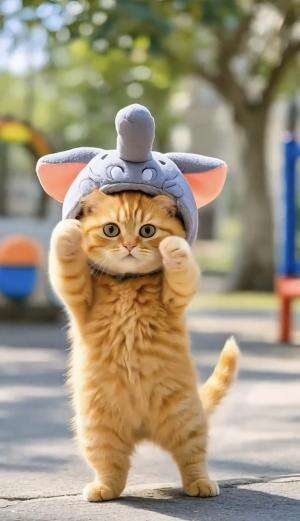 Dancing Cat ( Tarian Kucing)  #Kucing #kucingoren  #kucinglucu 