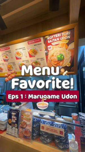 Kalo ke Marugame udon dan bingung mau makan gimana, cobain ini menu favoritku #KuliFar #Kuliner #Nyam