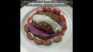 Ikan Toman dibumbuin ala Korea?! Saus yogurt+wasabi?! yuk intip kreasi Acil Vivi - Dokter hewan Orangutan asal Kotabaru (Kal-Sel)