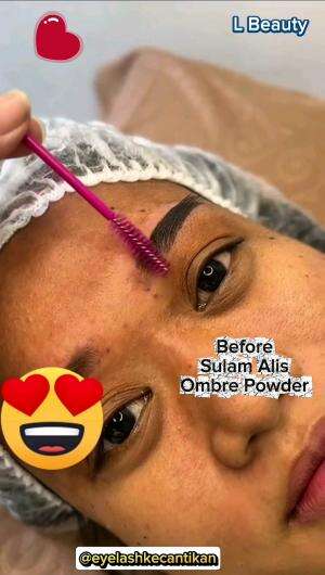 Masak Masih Ragu Sama L Beauty?Hasil Sulam Alis Ombre Powdernya Say..😍🥰😍.#rctiplus #shortplus #sulamalis #eyelash #kecantikan #beauty #peraw