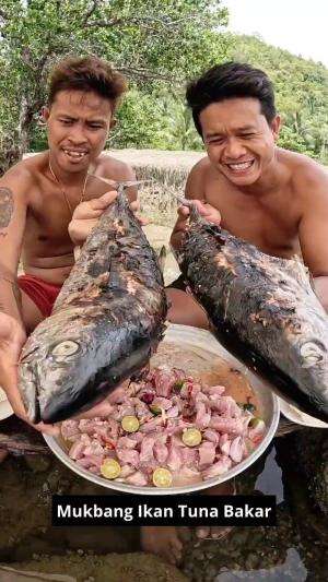 Mukbang Ikan Tuna Bakar #Mukbang  #ikantuna  #tuna 