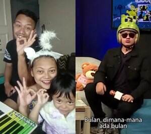bulan MADU nya di temenin anak 😂