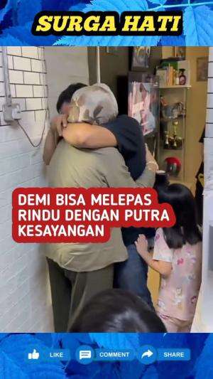 Ibu ini sampai rela datangi putranya di perantauan, untuk bisa bertemu dengannya secara langsung dan memastikan kabarnya baik-baik saja.