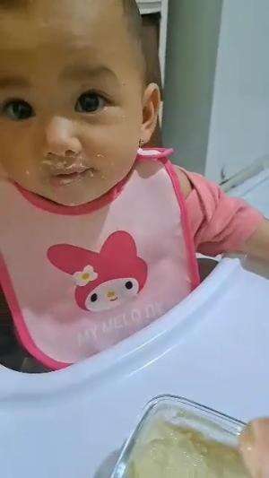 Semangat naikin BB ya Noora  #noorakhadijahalkhered  #masyaallahtabarakkallah  #tampabataswaktu  #makandoang  #8bulan