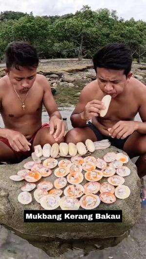 Mukbang Kerang Bakau #Mukbang #mukbang  #📍ujung Kerang ,Sabang , Aceh 