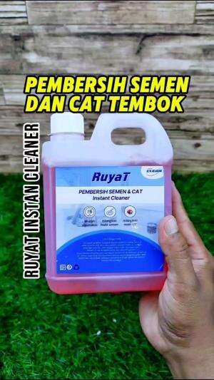 Rekomendasi  pembersih semen dan cat tembok dari ruyat instan cleaner.

#ruyat #ruyatinstancleaner #pembersihsemendancat 