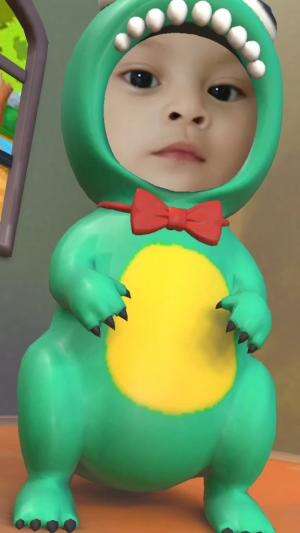baby dino 😍 #fypシ゚viral  #cutebaby  #bayilucu 
