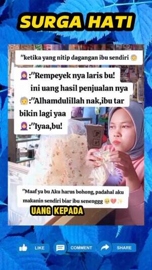 Wanita pemilik warung ini terpaksa berbohong setiap hari, demi menjaga perasaan ibunya agar tidak sedih.