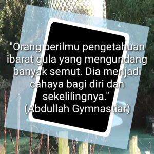 ORANG BERILMU MENJADI CAHAYA BAGUMI DIRI DAN SEKELILINGNYA 
#motivasi #motivasiislami #nasihat #alquran #hadits #islam #quotesislam 