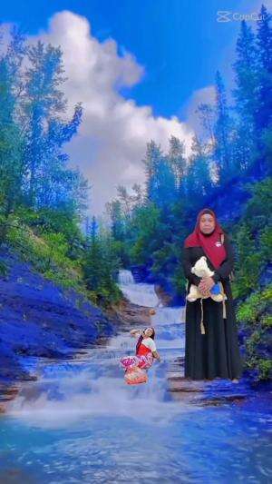 PITRI DUYUNG HANYUT ! Bu Sri ketemu putri duyung hanyut di air terjun #HOTrctiplus #lutfiafifi 