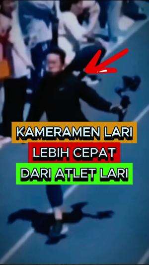 Tonton‼️Kameramen Lari Lebih Cepat dari Atlet Profesional‼️#funfact #indonesia #hiburan #entertainment #unik #faktaunik #fakta #information