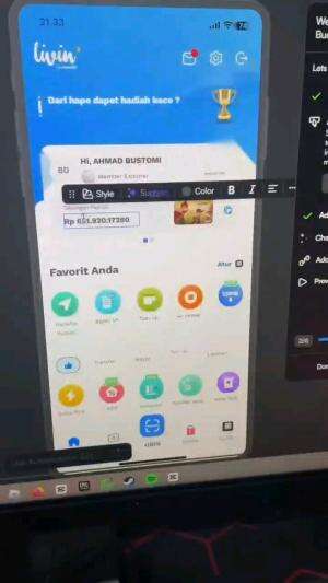 SCREENSHOOT BISA DI EDIT AI