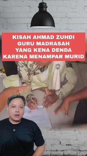 Kisah Ahmad Zuhdi guru Madrasah Diniyah asal Demak yang harus membayar denda akibat menampar murid #ahmadzuhdi #guru #demak 
