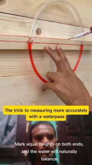 trik membuat garis tanpa waterpass  #waterpass  #diy  #reaction 