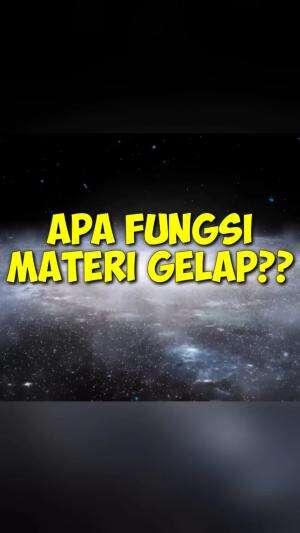 Apa fungsi materi gelap atau dark matter?  #darkmatter  #materigelap  #viral  #kreatorpemula #astronomi  #sains 