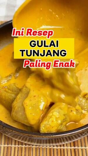 INI RESEP GULAI TUNJANG TERENAK