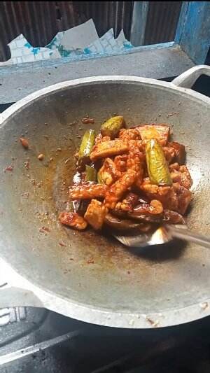 MASAK BALADO 
 #masakankesukaansuami
 #terungbalado
 #campurtahutempe
