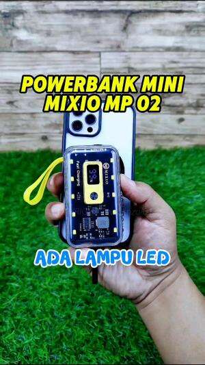 Rekomendasi Powerbank fast charging mini MIXIO MP-02, ada lampu emergency nya. 

#powerbankmixio #mixiomp02 #powerbankfastcharging #powerban