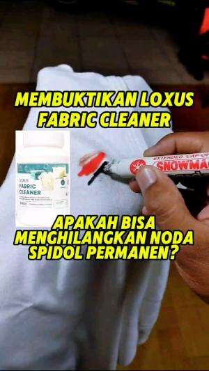 Membuktikan apakah loxus fabric cleaner bisa menghilangkan noda spidol permanen? Yuk simak video nya.

#loxuspembersih #loxusfabriccleaner #