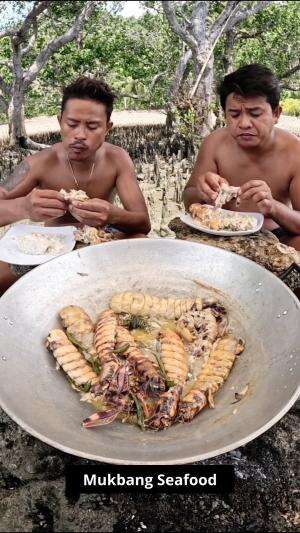 #Mukbang #seafood #Trend Kulinernya Keren Nih #kuliner 