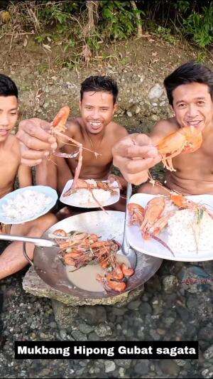 Mukbang hipong gubat sa gata lezatos #Mukbang 