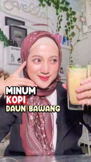 Hari ini kita bakalan minum kopi daun bawang #fyp #markitry