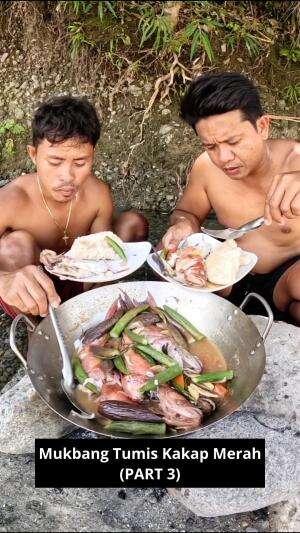 Mukbang Tumis Kakap Merah 
(PART 3) #Mukbang #onlineauditionmci8mentimuntumistomat #kakapmerah #kuliner #RCTIPlus 
