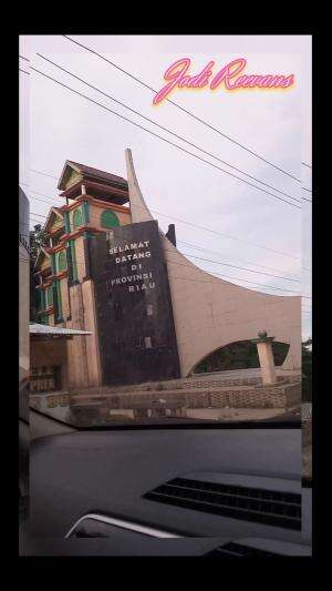 #melintasi batas Jambi - Riau