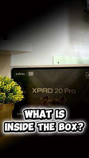 What is Inside the box? #InfinixXPAD20Pro #POV #SiangHustler #MalamHardcoreGamer #IconixCreator