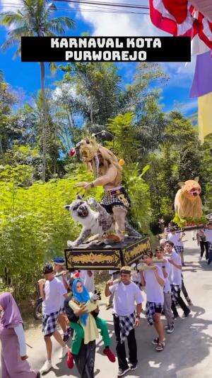 Ogoh ogoh karnaval kota purworejo