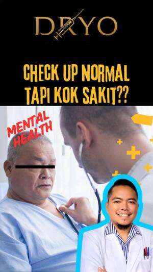 📍”Check up normal, tapi rasa sakitnya nyata. Mungkin yang perlu dicek… bukan cuma fisik, tapi juga mental.”
#JanganAnggapSepele #MentalHealt