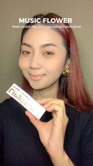 Shade nya cantik bangettt✨💖 #beauty #makeup #musicflowerlipstick #chikaaprlaa #10112025