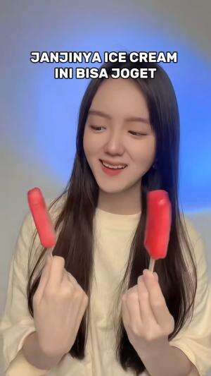 janjinya ice cream jumbo bisa joget