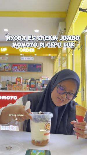 Nyobain eskrim jumbo dari momoyo nihh lurr hehehe #eskrim #momoyo #viral  #enak #RCTIPlus  #HOTrctiplus  #RCTIoke  #rctiofficial 