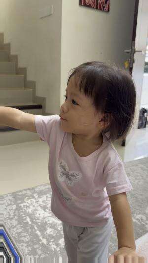 Kalau ketemu buah semangat banget bayi satu ini ???  #bayilucu