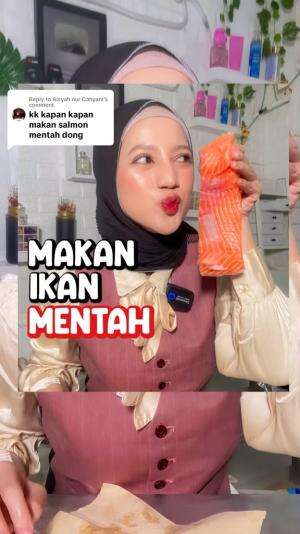 Ternyata makan ikan mentah segini enak banget! 