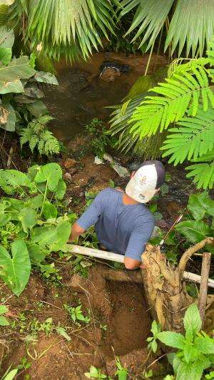 Mancing ditempat angker ikannya babon babon