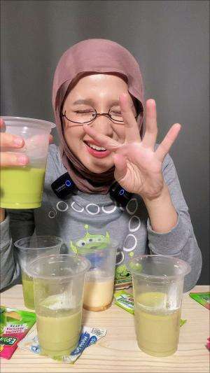 Nyobain matcha sachet! #markitry 